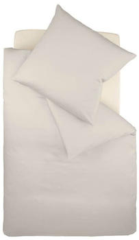 Fleuresse Colours Satin-Bettw&auml;sche porzellan 200x220+2x80x80 cm