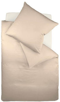 Fleuresse Colours Bettwäsche-Garnitur taupe 200x220+2x80x80 cm