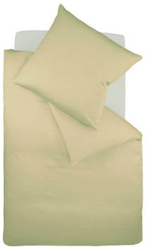 Fleuresse Colours Bettwäsche-Garnitur beige 200x200+2x80x80 cm