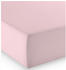 Fleuresse Comfort Spannbettlaken Baumwoll-Jersey rosé 180x200 cm