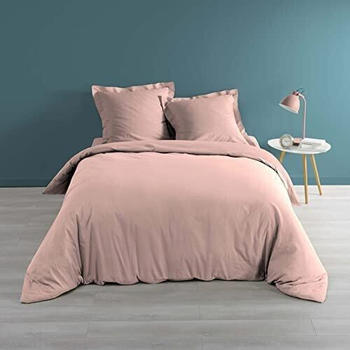 Douceur d'Intérieur Bettbezug 240x220 cm Perkal-Baumwolle Rosa