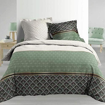 Douceur d'Intérieur Bettwäsche-Set 3-tlg. 240x220 cm Perkal Bedruckt Belor Grün Douceur d'Intérieur Bettwäsche-Set 3-tlg. 240x220 cm Perkal Bedruckt Belor Grün