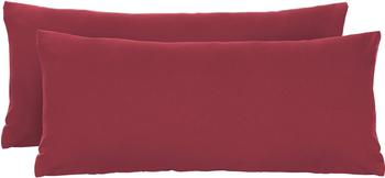 Biberna Feinjersey-Kopfkissenbezug 0077144 rost 2x40x60 cm