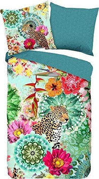 hip Ximena Wende Satin Bettwäsche 155x220 cm 80x80 cm Mehrfarbig