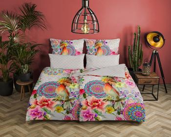 hip Double Duvet Cover 200x200 cm Cotton Satin No. 30125 Multi-Coloured