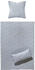 Dyckhoff Weichfrottier Bettwäsche grau 135x200+80x80 cm (471962)