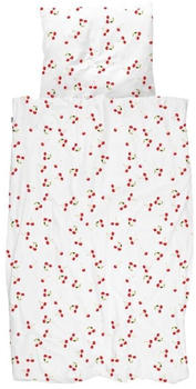 Snurk Cherries Bettwäsche-Set weiß 135x200+80x80 cm