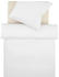 Fleuresse Colours Interlock Jersey Bettwäsche-Garnitur weiß 155x200+80x80 cm
