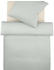 Fleuresse Colours Interlock Jersey Bettwäsche-Garnitur silber 155x200+80x80 cm
