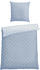Schiesser Mabel Grafikprint 80x80+135x200cm Hellblau