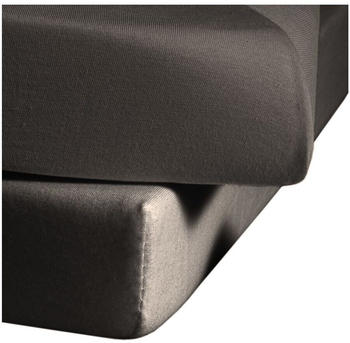 Fleuresse Colours Bettlaken Mako-Satin espresso 100x200 cm