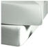 Fleuresse Comfort Spannbettlaken Baumwoll-Jersey silber 100x200 cm