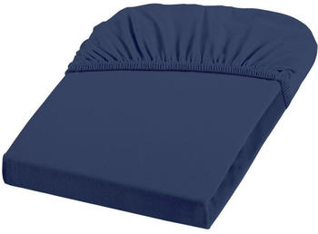 Fleuresse Comfort Spannbettlaken Mako-Jersey denim 150x200 cm