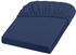 Fleuresse Comfort Spannbettlaken Mako-Jersey denim 150x200 cm