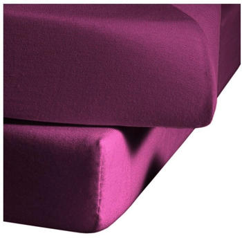 Fleuresse Colours Bettlaken Mako-Satin himbeere 100x200 cm