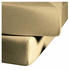Fleuresse Comfort Spannbettlaken Baumwoll-Jersey beige 100x200 cm