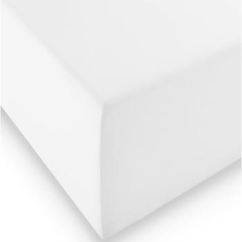 Fleuresse Comfort XL Spannbettlaken Mako-Jersey weiß 180x200 cm