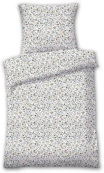 Dyckhoff Weichfrottier Bettwäsche Ambra gold-silber 135x200 cm+80x80 cm