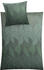 Kleine Wolke Mako-Satin Bettwäsche Jamiro grün 155x220+80x80 cm (499018)