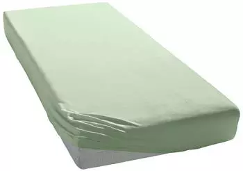 Elegante Jersey Spannbettlaken 90x200 - 100x220 cm mint