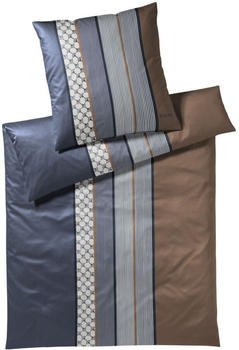 Joop! Cornflower Stripes Bettwäsche Set Mako-Satin deep ocean 135x200+40x80 cm