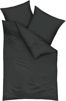 Kaeppel Mako-Satin Bettw&auml;sche grau 155x220+80x80 cm (388394)