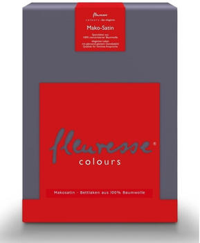 Fleuresse Colours L Haustuch Bettlaken ohne Gummizug denim 160x260 cm