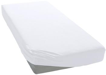 bellana Jersey-Elasthan Deluxe f&uuml;r Wasser- und Boxspringbetten 90x200-120x220cm wei&szlig;