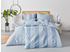 Home Affaire Sari 200x200+2x80x80 cm blau