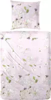Primera Bettw&auml;sche "Mako-Satin-Bettw&auml;sche Eden" 2 Stk. mit romatischen Blumen