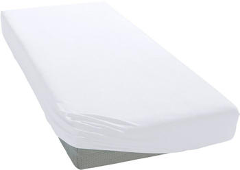 bellana Mako-Jersey 180x200-200x200cm wei&szlig;