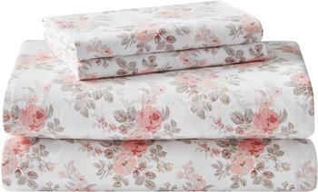 Laura Ashley Premium Bettlaken-Set 99x190+244x168+76x50 cm Twin rose