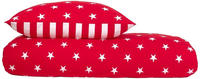 Schiesser Wendebettw&auml;sche "Stars & Stripes aus weicher Baumwolle mit Sternenprint" 2