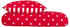 Schiesser Bettwäsche Sterne Feinbiber 155x220 rot/weiß