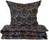 Schiesser Feinbiber Bettwäsche-Set Lizzy 135 x200 braun