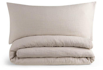 Blumtal Musselin 135x200+40x80 cm grau