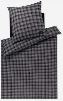Joop! Flanell Soft Checks anthracite 135x200+80x80 cm Joop! Flanell Soft Checks anthracite 135x200+80x80 cm