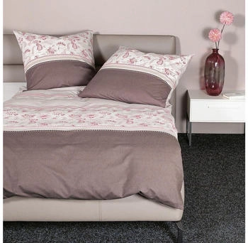 Janine Feinbiber Davos 65160 rosarot taupe 135x200+80x80 cm Janine Feinbiber Davos 65160 rosarot taupe 135x200+80x80 cm
