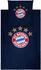 FC Bayern München Glow in the dark 135x200+80x80 cm navy