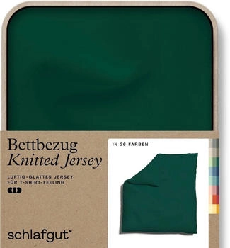 Schlafgut Knitted Bio 27001 / 2700K 240 x 220 cm Green Deep