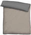 Biberna Uni 455775 135 x 200 + 80 x 80 cm Taupe