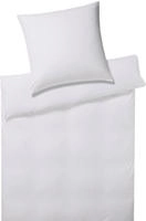 Elegante Bettw&auml;sche "Solid Stripe" 2 Stk. angenehmes Hautgef&uuml;hl