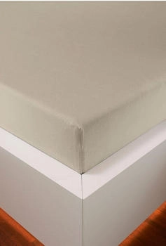 Hefel Edel-Jersey Spannleintuch Lyocell (Tencel) 140-160 x 200-220 cm Kiesel