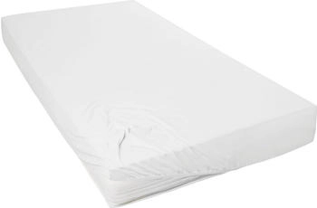 Prinz Exklusiv Mako-Jersey Spannbetttuch 02010 100-120 x 200 cm Weiß