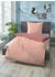 Biberna Melange Flanell-Wendebettwäsche 0840500-168 135x200 cm terra