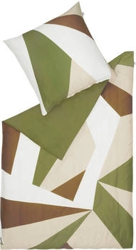 Sch&ouml;ner Wohnen Kollektion Origami 135 x 200 cm Satin Gr&uuml;n