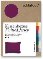 Schlafgut Kissenbezug "Premium Kissenbezug Knitted Jersey (1 St)" Ton-in-Ton