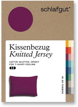 Schlafgut Knitted Bio 27001 / 2700K 70 x 90 cm Purple Deep