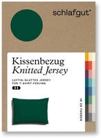 Schlafgut Kissenbezug "Premium Kissenbezug Knitted Jersey (1 St)" Ton-in-Ton
