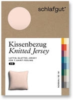 Schlafgut Kissenbezug "Premium Kissenbezug Knitted Jersey (1 St)" Ton-in-Ton